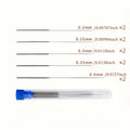 10-Piece Cleaning Nozzle Tool Set – Needle Brushes & Picks Nozzle Cleaning Kit Babs WHITE
