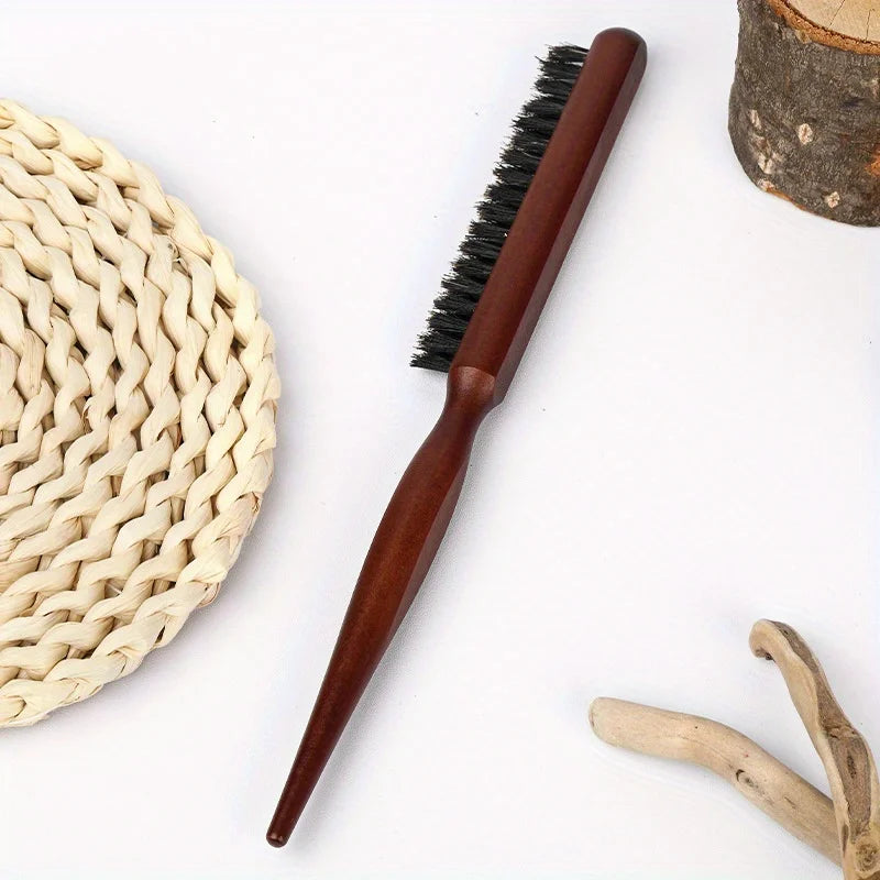 Wood Handle Anti-Static Hair Comb & Scalp Massage Brush Hair Comb Babs