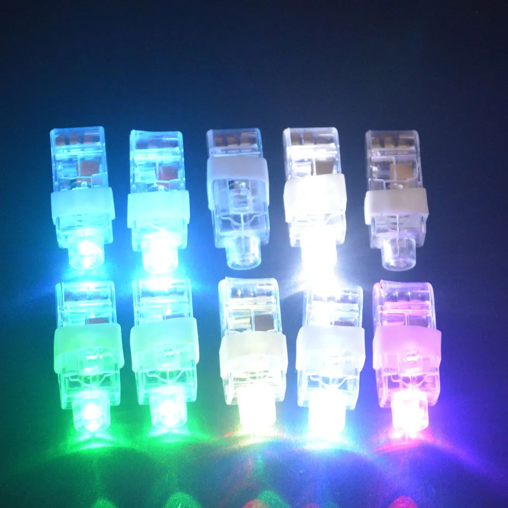LED Glow Party Set – Bracelets, Finger Lights, Hair Strings & Wreath LED Party Glow Set Babs