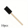 Wooden Handle Foam Sponge Brush for Painting & DIY Crafts Foam Paint Brush Babs 10pcs