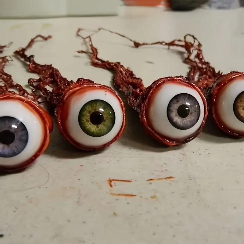Latex Artificial Eyeball Halloween Prank Props – 2 Colors Halloween Prank Props Babs