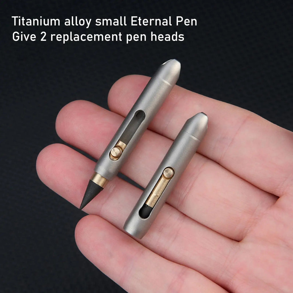 Titanium Inkless Infinity Pencil – Eternal Pocket Pen & Keychain Inkless Infinity Pencil Babs