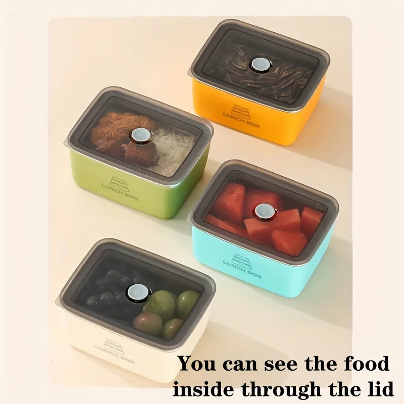 Stainless Steel Bento Box – Portable Anti-Overflow Lunch Container Stainless Steel Lunch Box Babs