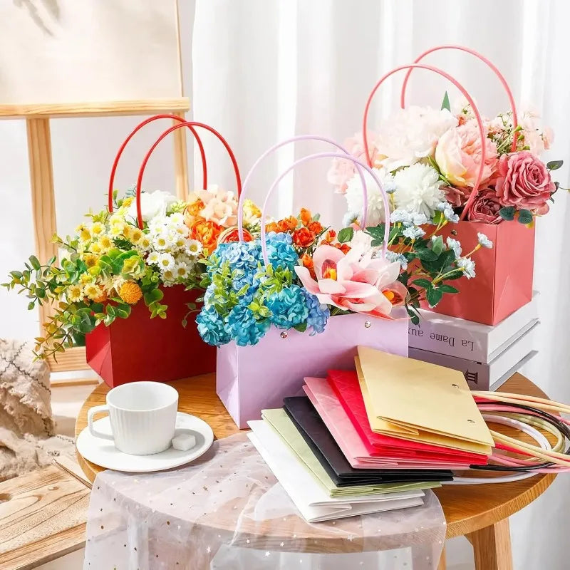 Reusable Waterproof Floral Gift Tote Bags – Wedding & Party Floral Gift Tote Bags Babs