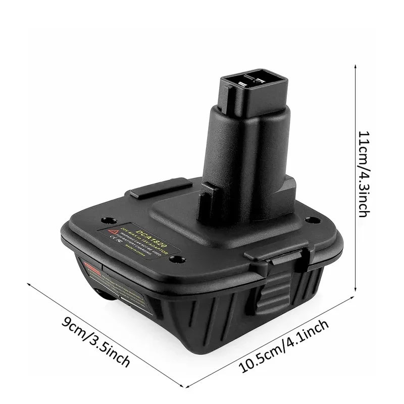 DCA1820 Battery Adapter: DeWalt 20V to 18V NiCd/NiMH Battery Adapter Babs