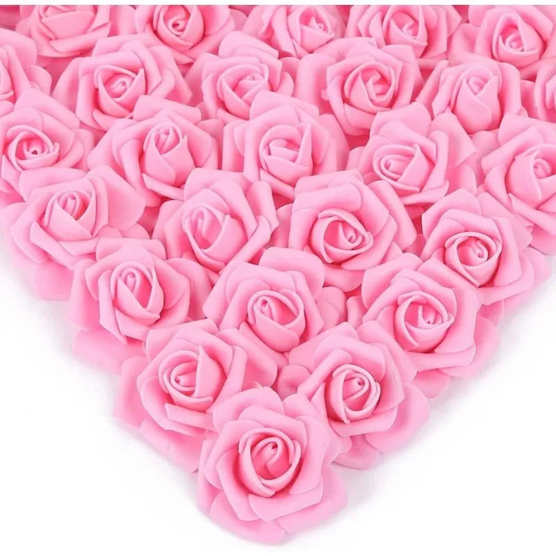 Artificial PE Rose Flower Heads 10/20Pcs – Wedding & Home Decor Artificial Flowers Babs