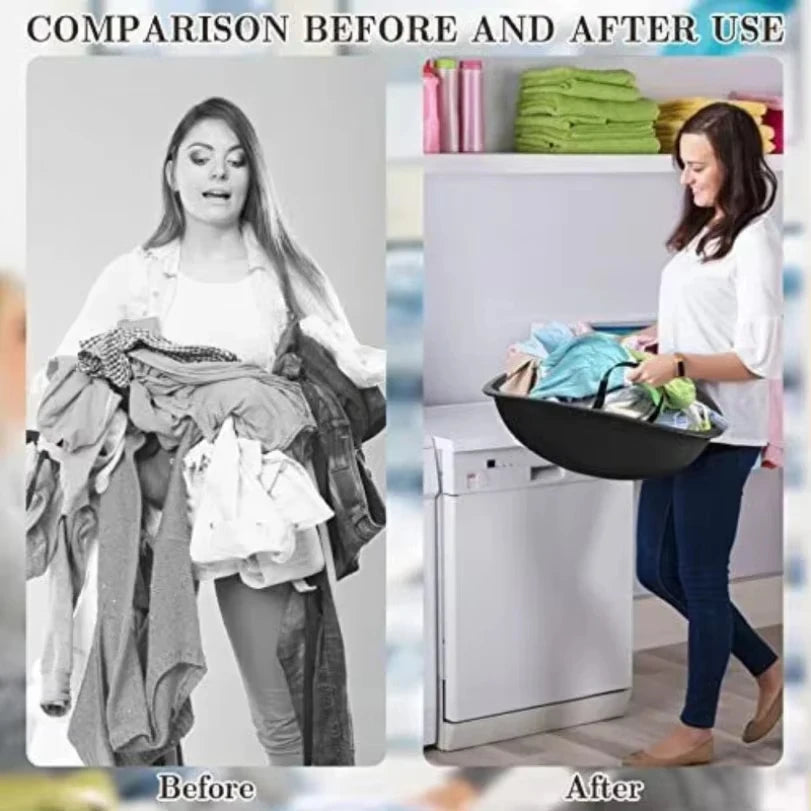 Foldable Pop-Up Laundry Basket – Polyester Dirty Clothes Hamper Laundry Hamper Babs