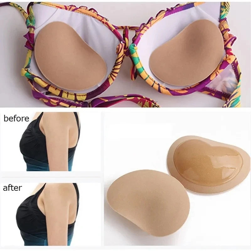Women's Push Up Bikini Chest Pad Insert – Breathable Sponge Bikini Pad Insert Babs