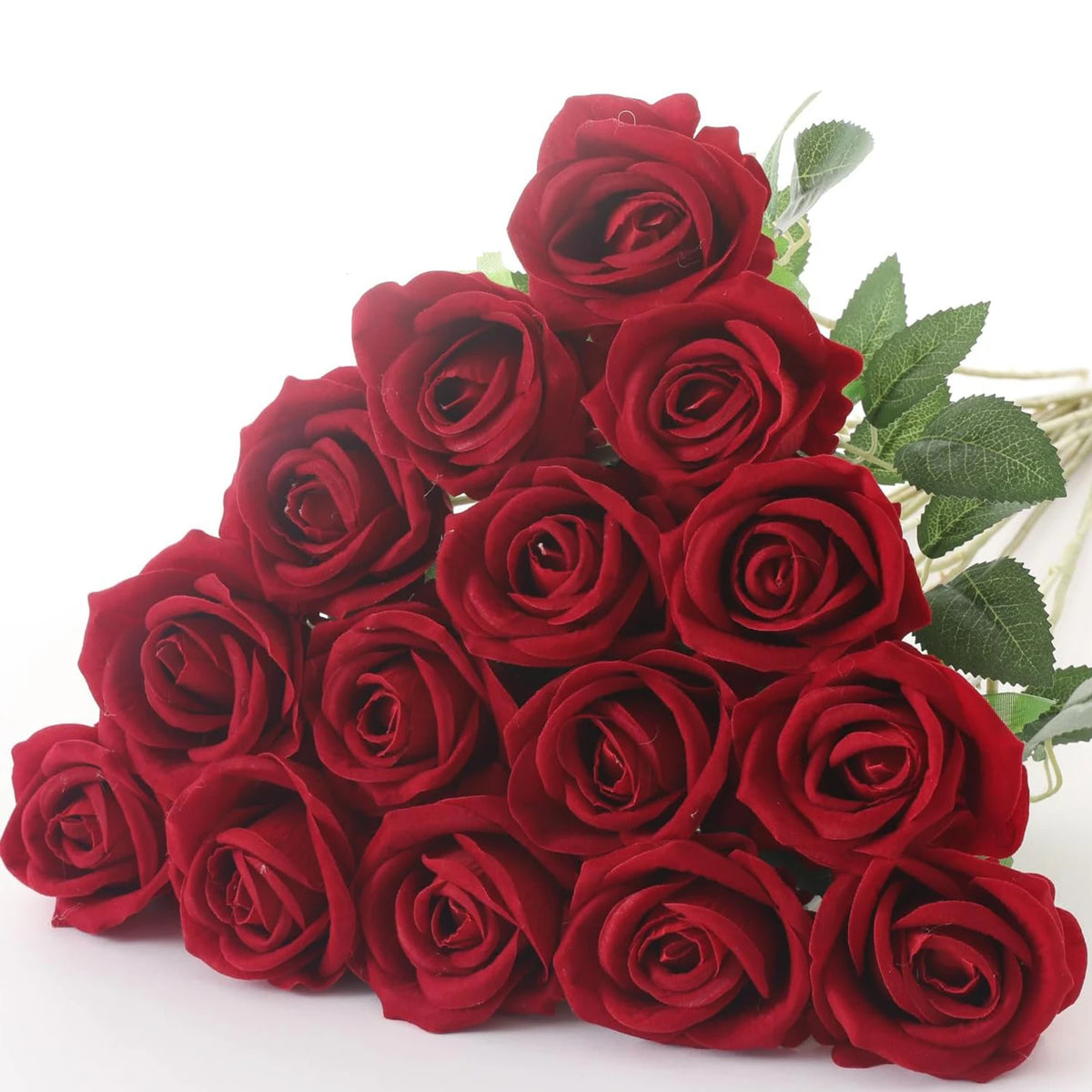 Artificial Silk Rose Bouquet 10/20 Pcs – Wedding & Home Decor Artificial Flower Bouquet Babs