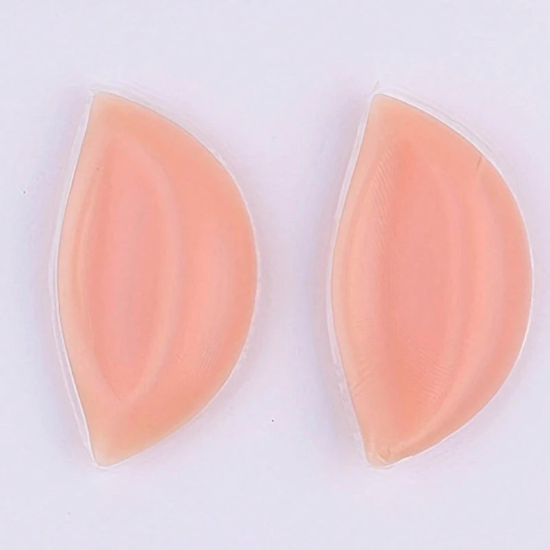 2PCS Soft Silicone Gel Breast Pads – Adhesive Non-Slip Booster Silicone Bra Inserts Babs skin color S