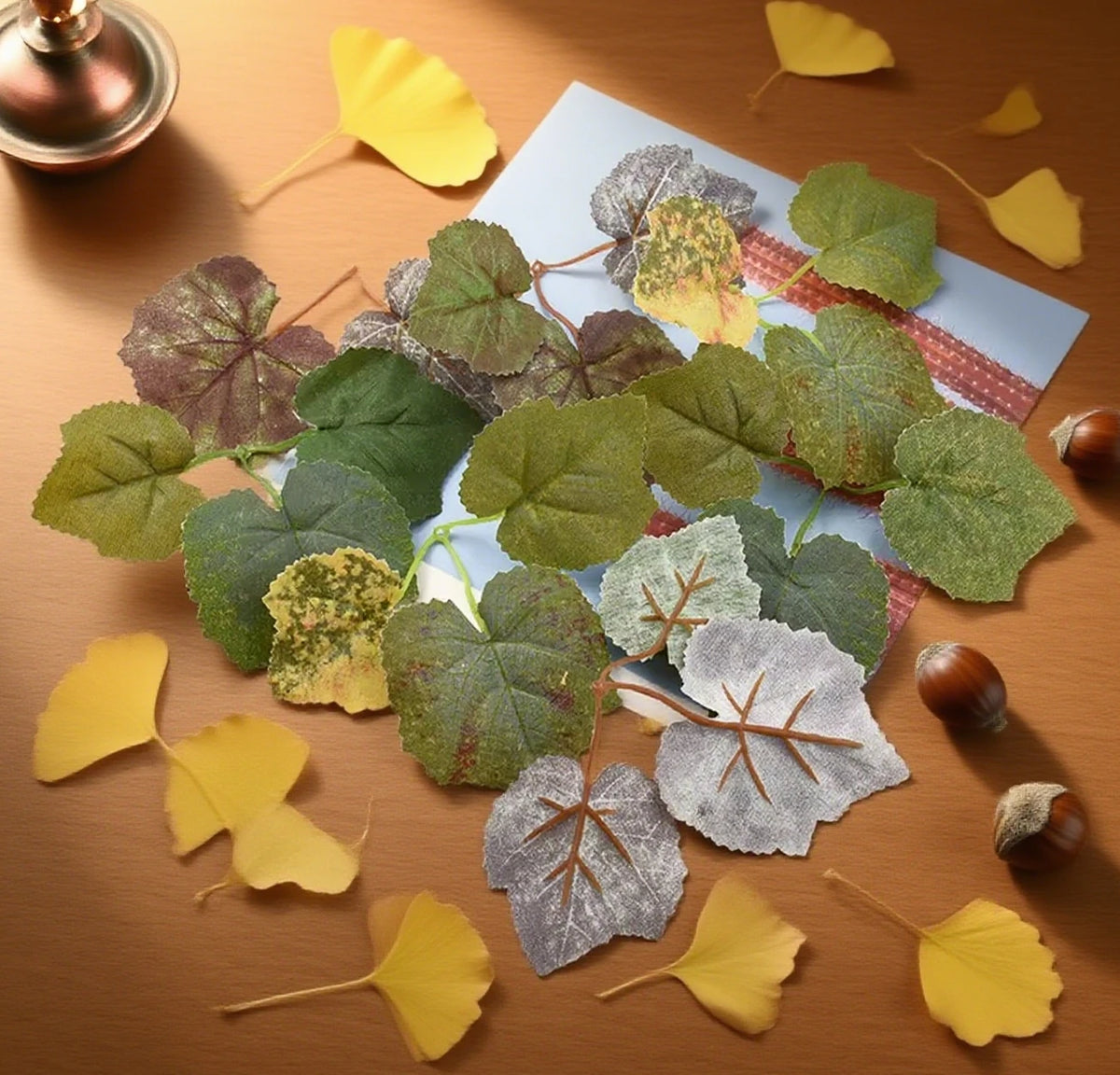 Silk Artificial Maple Leaves 20/50pcs – Wedding & Home Décor Artificial Leaf Decor Babs