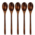 5-Piece Wooden Spoon & Fork Set – Eco-Friendly Kitchen Utensils Wooden Cooking Utensils Babs 5PCS Spoon