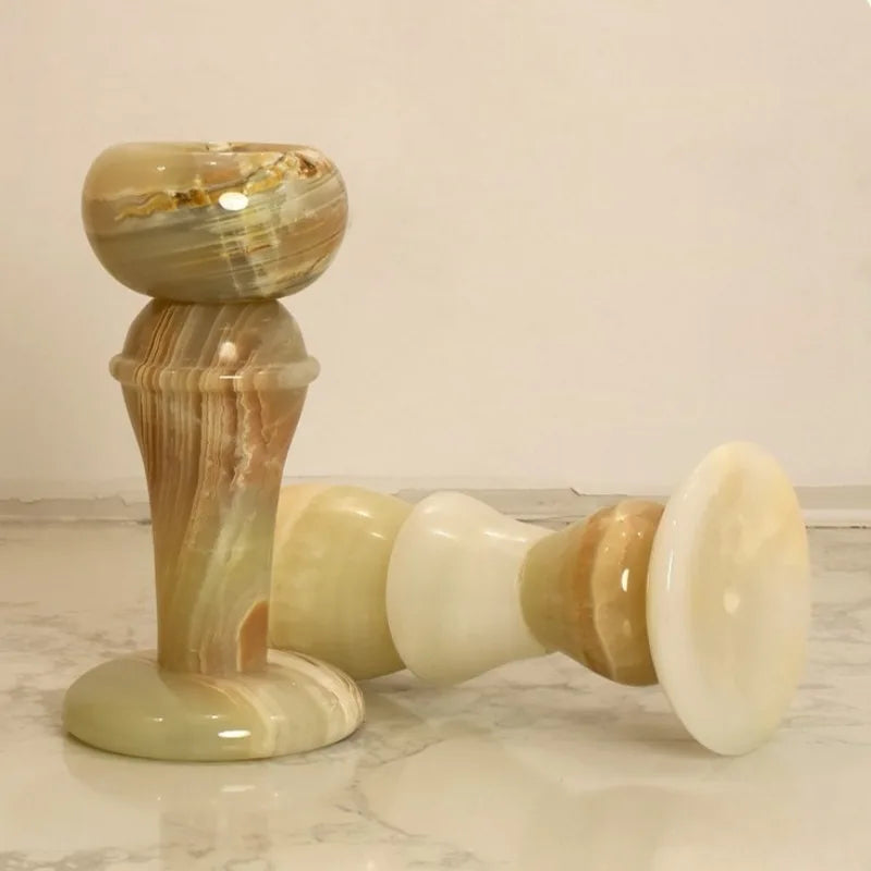 Jade Luxury Candle Holder – Elegant Wedding Centerpiece Jade Candle Holder Babs