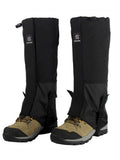 Waterproof Leg Gaiters for Hiking, Skiing & Outdoor Use Outdoor Leg Gaiters Babs black