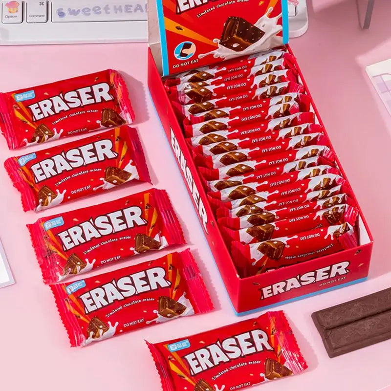Cartoon Chocolate Eraser – Fun Novelty Pencil Eraser Novelty Eraser Babs