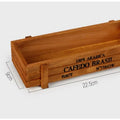 Retro Wooden Storage Box – Succulent Planter & Desk Organizer Wooden Storage Box Babs Letter