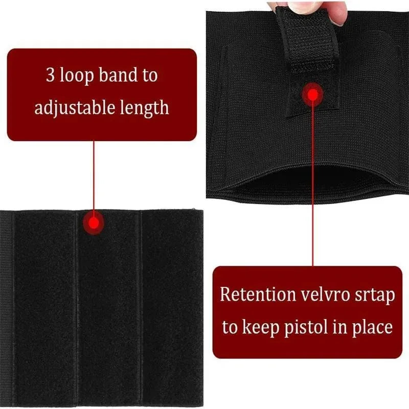 Universal Ankle Leg Holster – Concealed Carry Pistol Pouch Ankle Gun Holster Babs