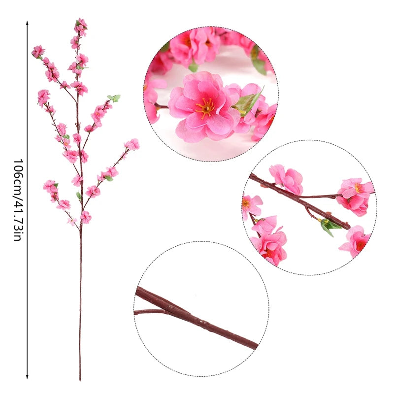106cm Artificial Silk Cherry Blossom Branch | Home & Wedding Decor Artificial Flower Branch Babs