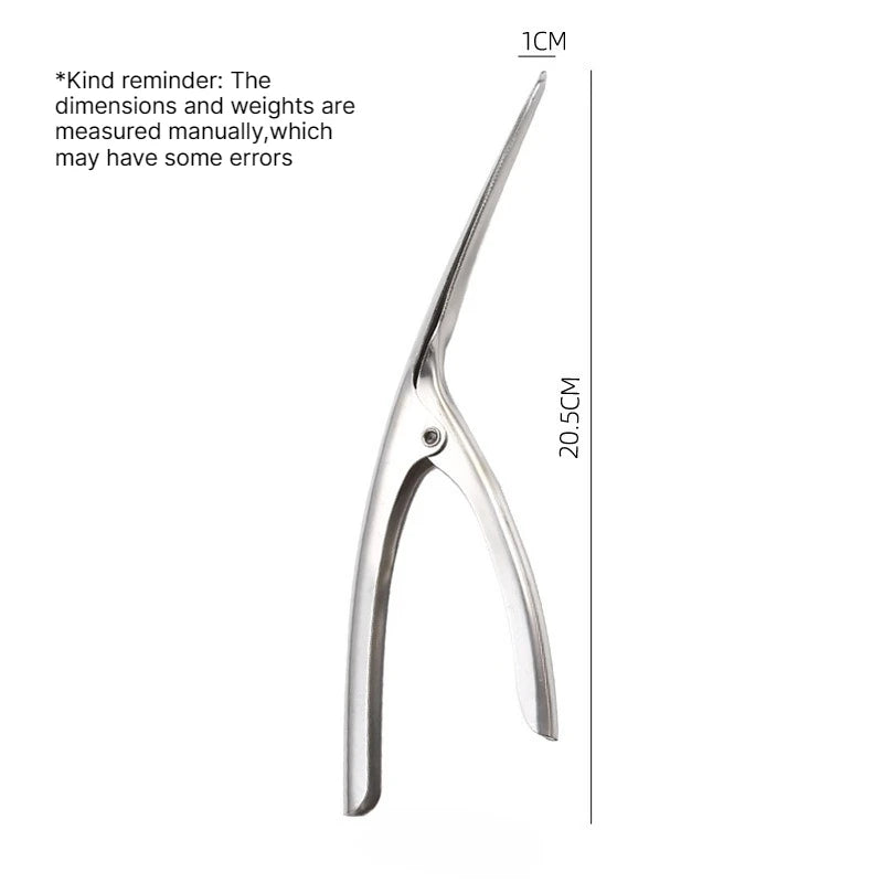 Stainless Steel Shrimp Deveiner & Prawn Peeler Seafood Tool Seafood Prep Tool Babs Silver
