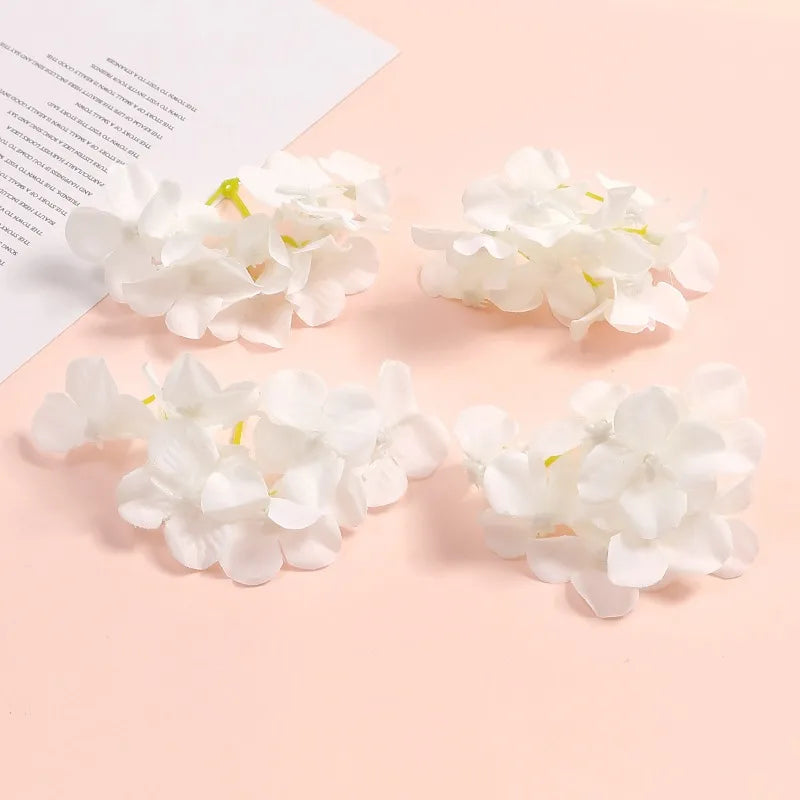 White Artificial Rose Flower Heads – Wedding & Home Decor Artificial Flower Heads Babs 25 10Pcs