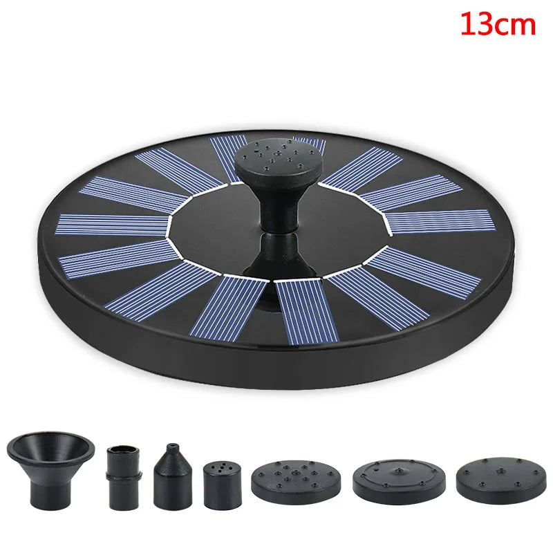 Mini Solar Floating Fountain – Bird Bath, Pond & Garden Solar Garden Fountain Babs 13cm