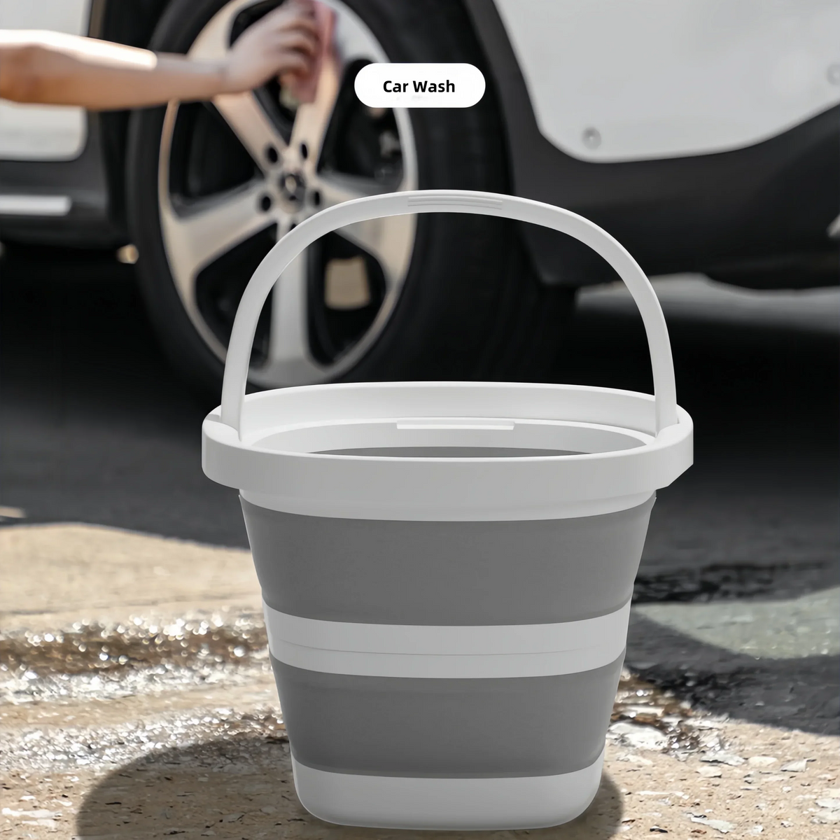 Foldable Water Bucket – Portable Large Capacity Tub for Home & Outdoors Foldable Water Bucket Babs