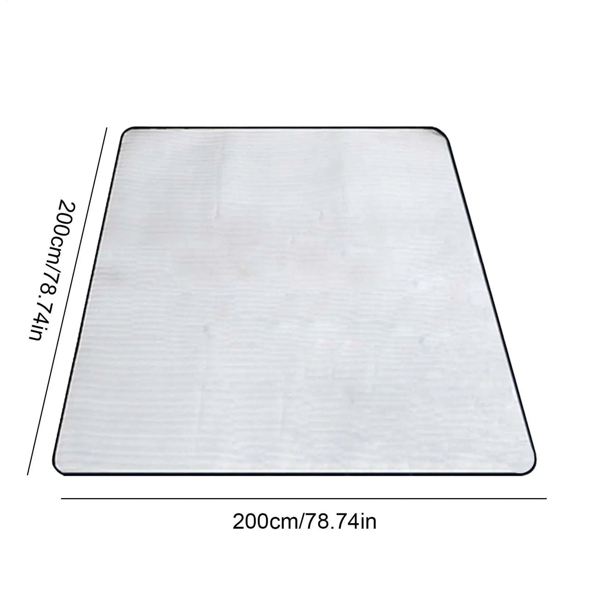 Aluminum Foil Camping Mat – Waterproof Picnic & Hiking Pad Camping Sleeping Mat Babs