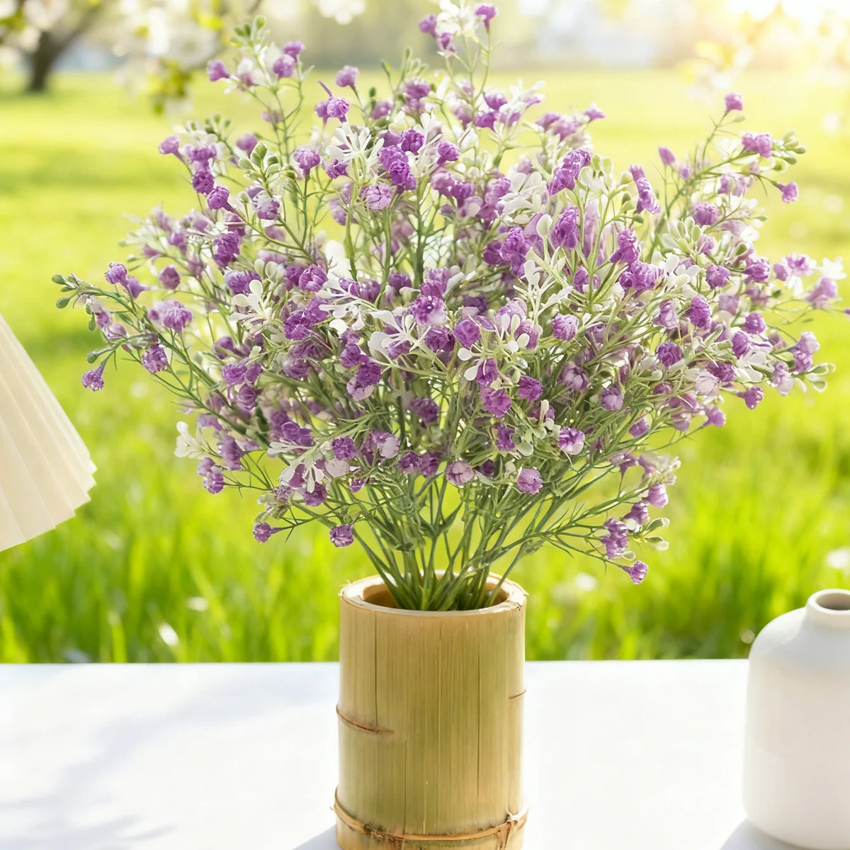 Artificial Gypsophila Bouquet | Fake Flowers for Wedding & Home Artificial Flower Bouquet Babs