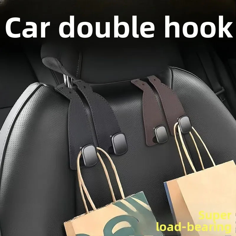 Car Seat Back Dual Hook Organizer – Heavy Duty Vehicle Mount Car Seat Hook Babs