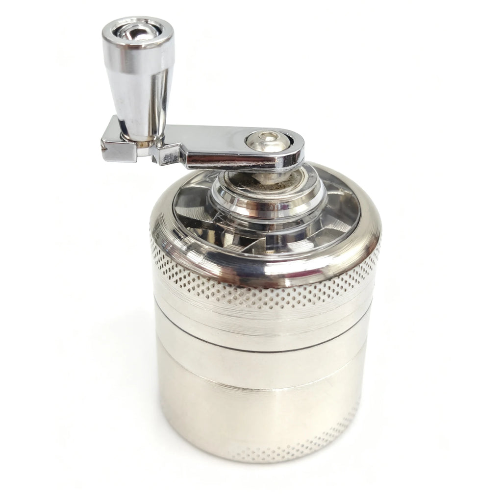 Hand Operated Spice & Nut Grinder – Nutmeg, Pepper, Salt Spice Grinder Mill Babs Silver