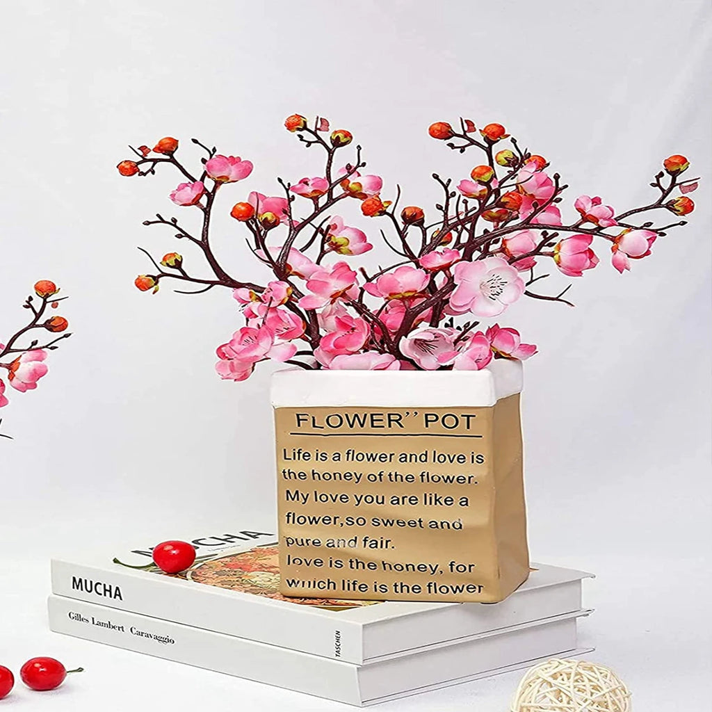 Silk Plum Blossom Branch Artificial Flowers | Wedding & Home Decor Artificial Flower Branch Babs