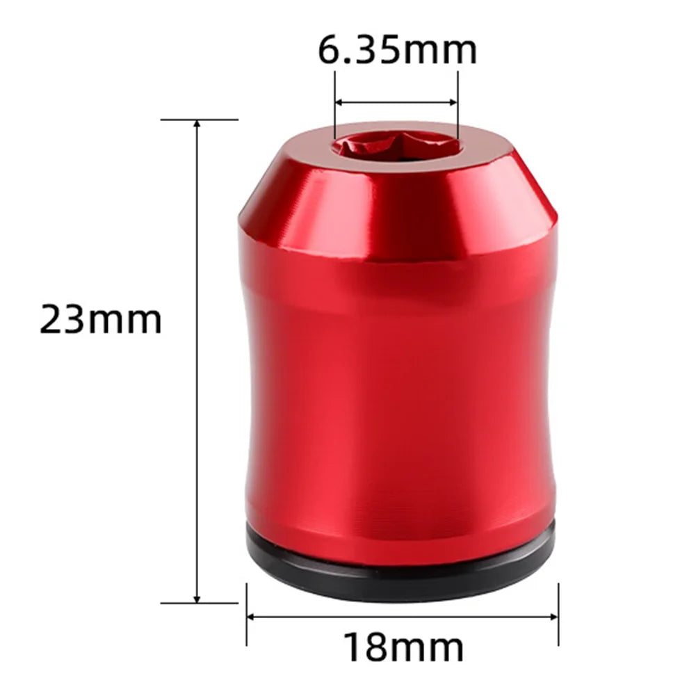 Screwdriver Bit Magnetizer Ring – Aluminum Alloy DIY Tool Screwdriver Magnetizer Ring Babs red