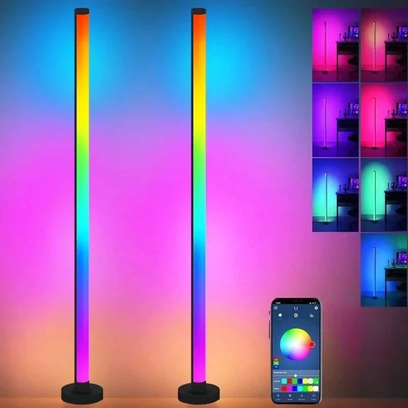 Smart RGB LED Floor Lamp | App Control & Music Sync RGB Floor Lamp Babs