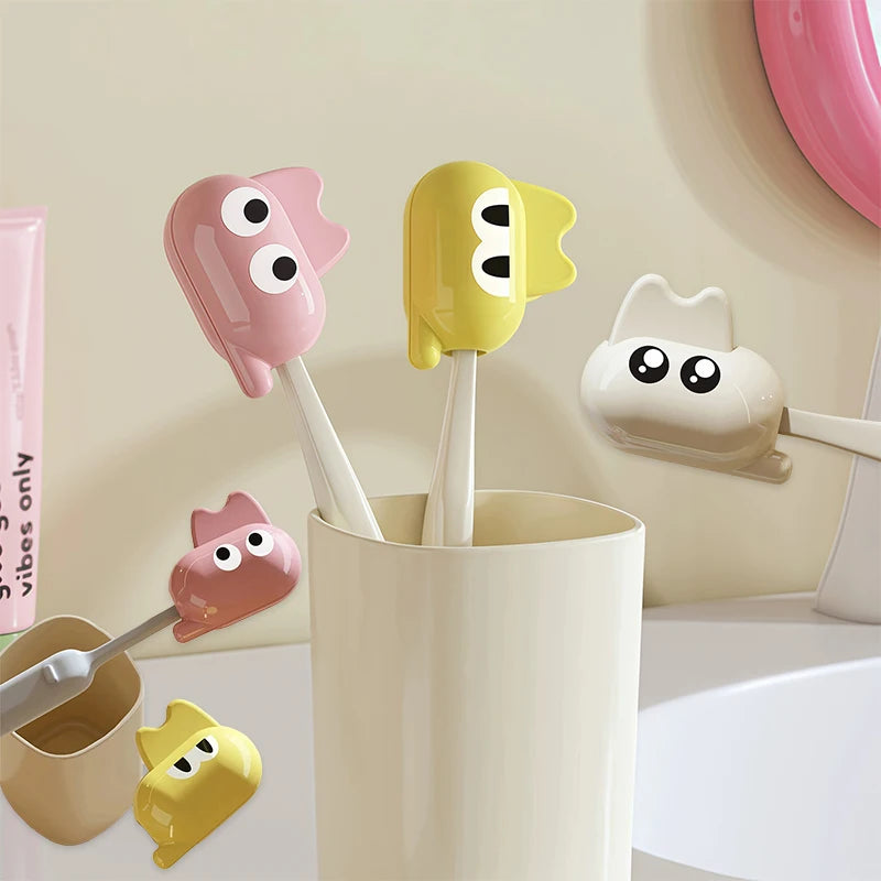 Toothbrush Head Covers – Portable Travel Protector Caps Toothbrush Protector Cap Babs