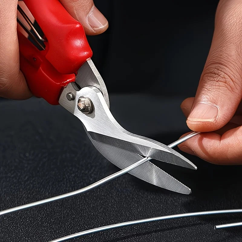 Heavy-Duty Iron Sheet Cutter – Curved Stainless Steel Blade Sheet Metal Cutter Babs