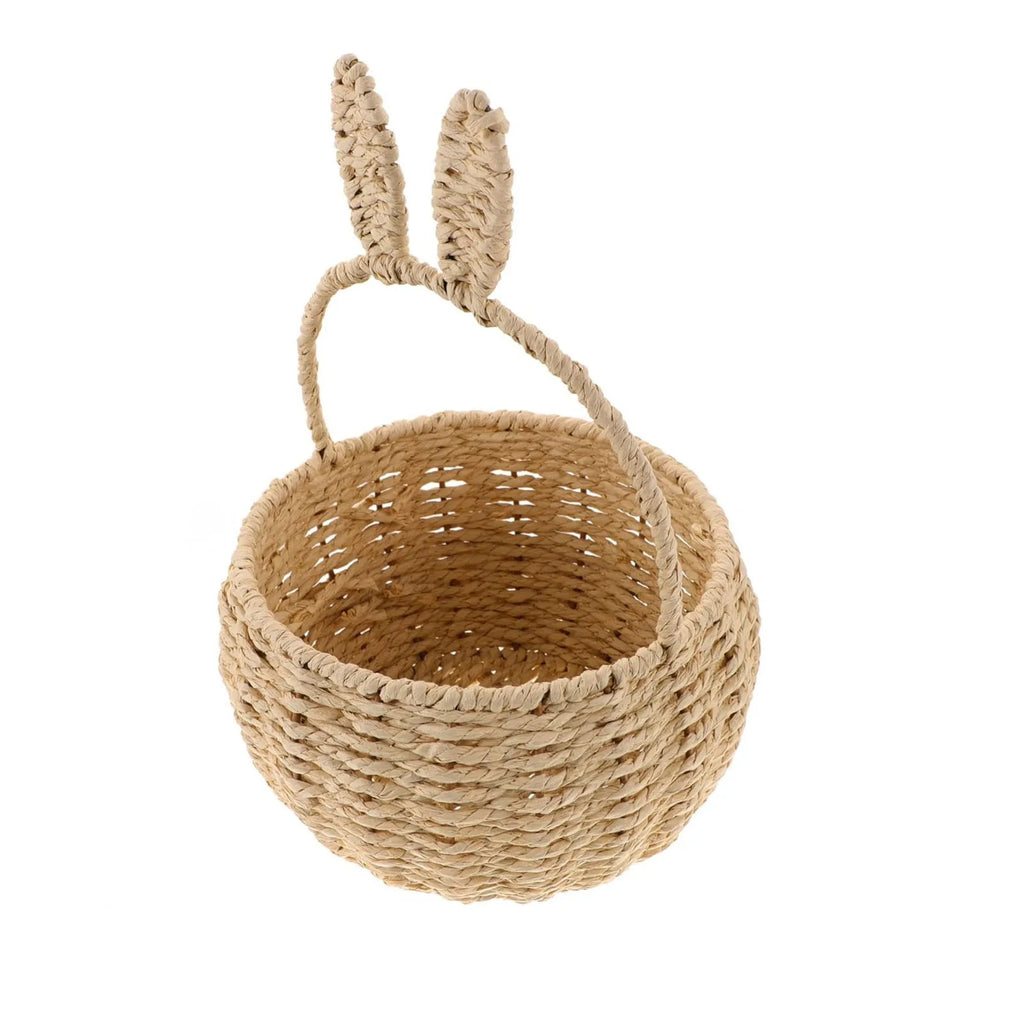 Easter Rattan Woven Hand Basket – Gift & Storage Organizer Woven Storage Basket Babs