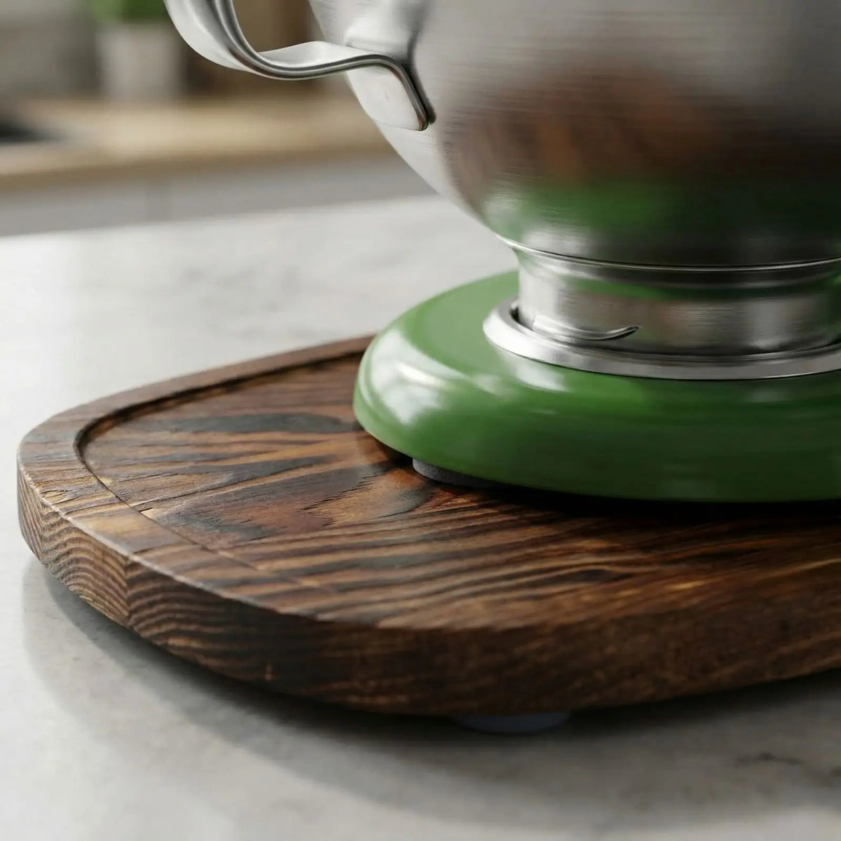 Wooden Sliding Mat for Stand Mixer – Tilt-Head Kitchen Mover Mixer Sliding Base Babs
