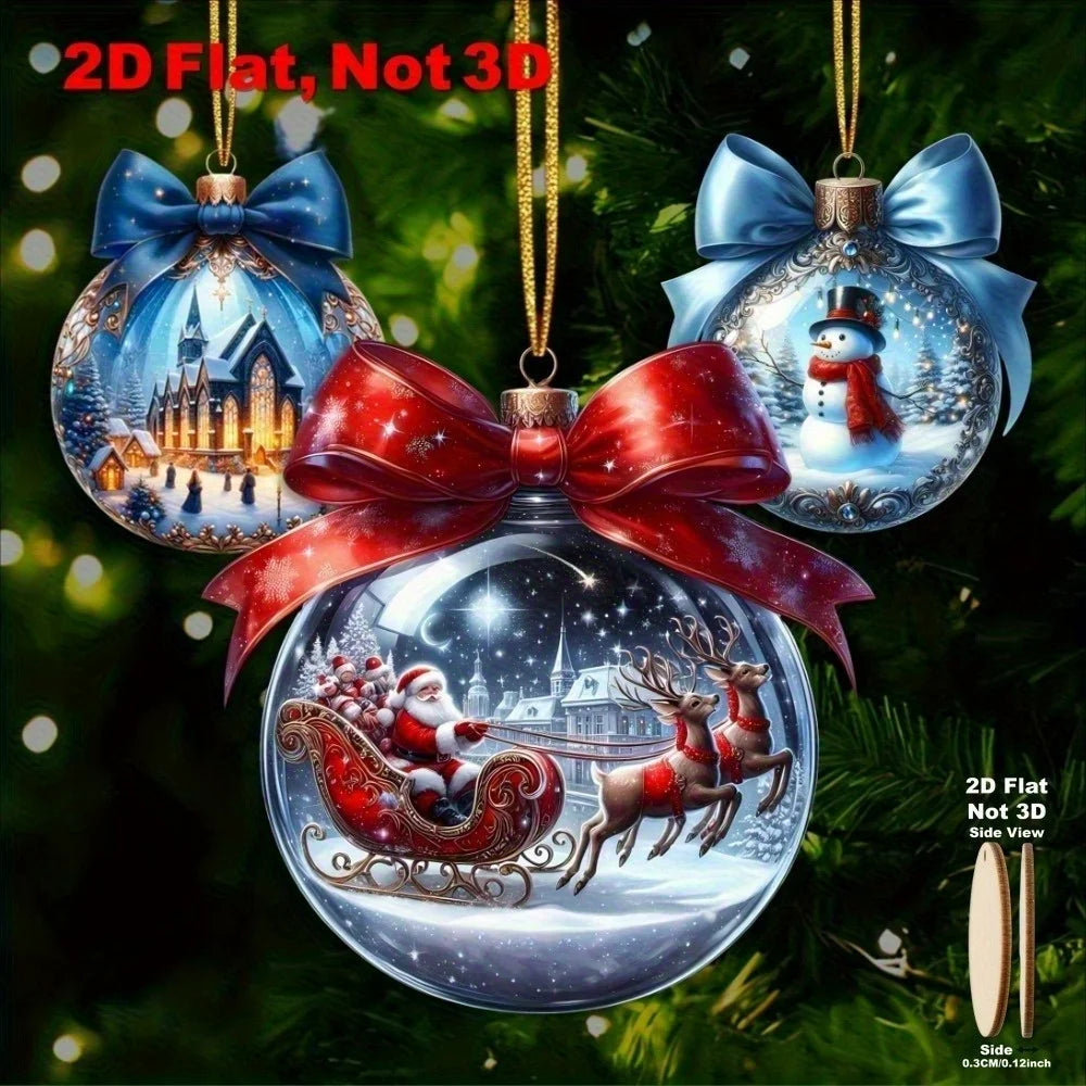 Christmas Ball Ornaments 12/24 Pcs – Festive Holiday Decor Christmas Ornament Set Babs