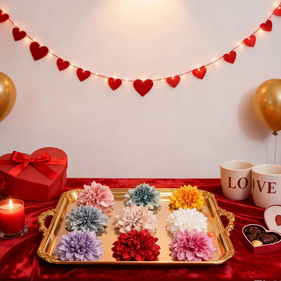 Artificial Rose Flower Heads 10/20 Pcs – Wedding & Home Décor Artificial Flower Heads Babs