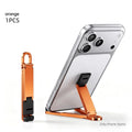Mini Foldable Keychain Phone Stand | Multi-Angle Desk Holder Phone Stand Babs Orange