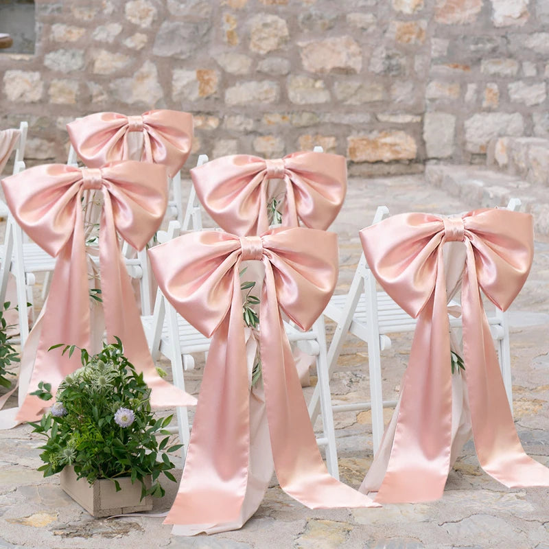 110CM Satin Big Bow – Backdrop, Wedding & Party Décor Party Backdrop Bow Babs
