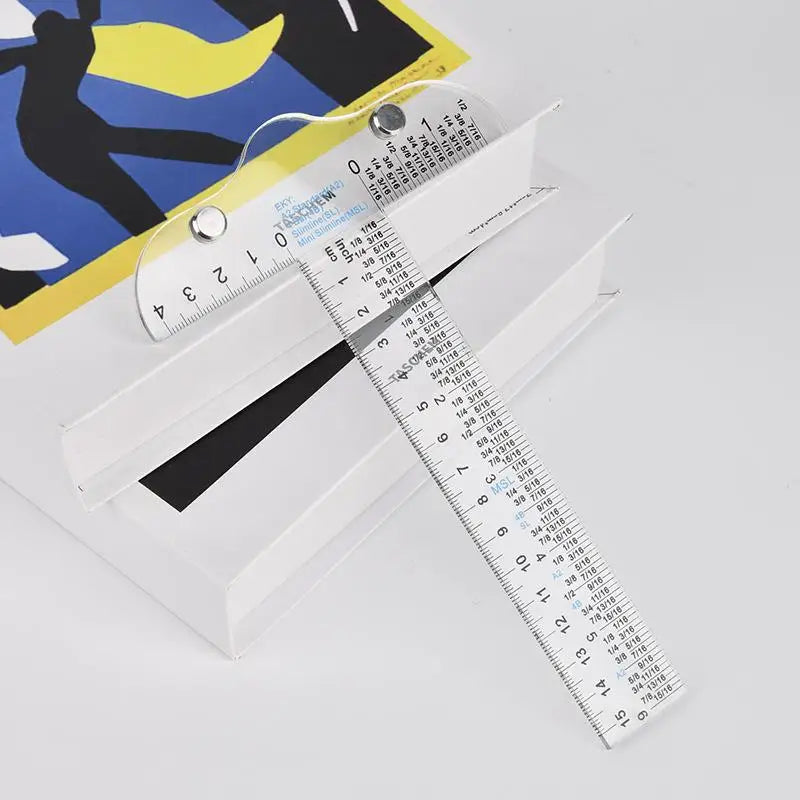 Plastic T-Square Ruler – Clear Scale, Portable & Precise Drafting T-Ruler Babs