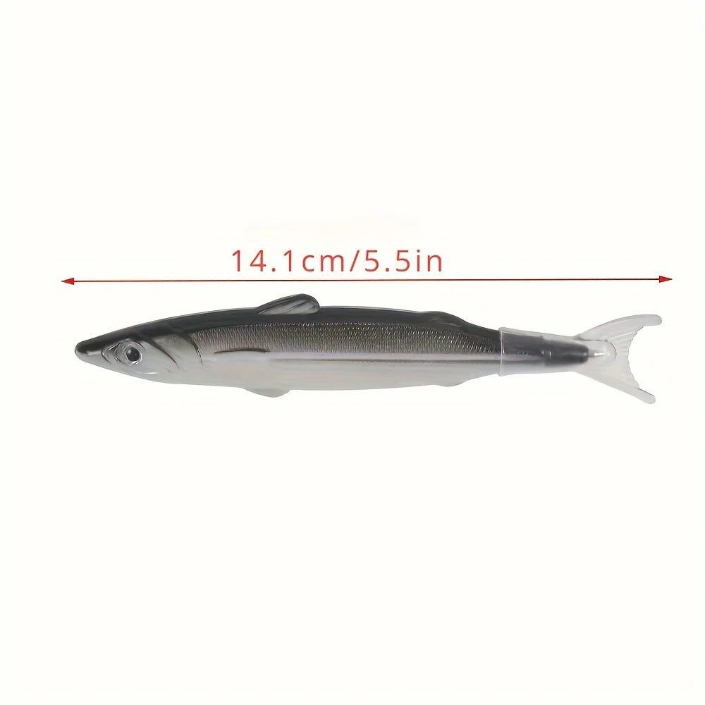 2-Pack Fish-Shaped Ballpoint Pens | Fun Marine Stationery Gift Novelty Ballpoint Pen Babs