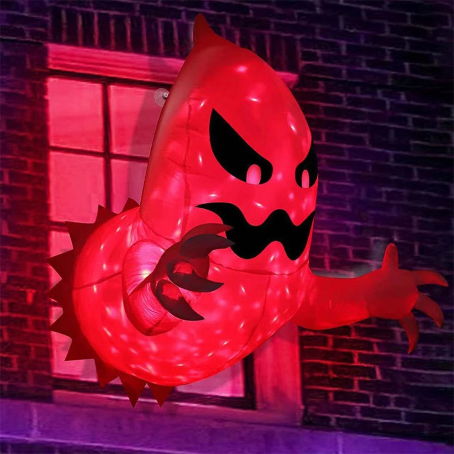 Giant Inflatable Halloween Ghost Yard Decoration with Lights Inflatable Halloween Decoration Babs