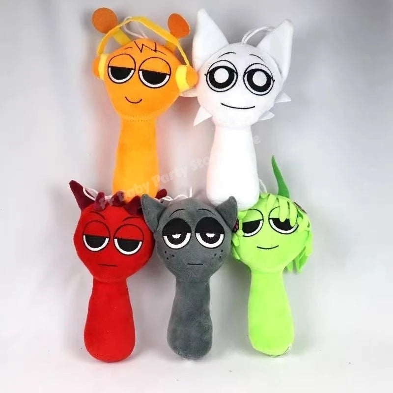 Sprunki Plush Stuffed Doll 20cm – Soft Game Character Toy Stuffed Plush Doll Babs