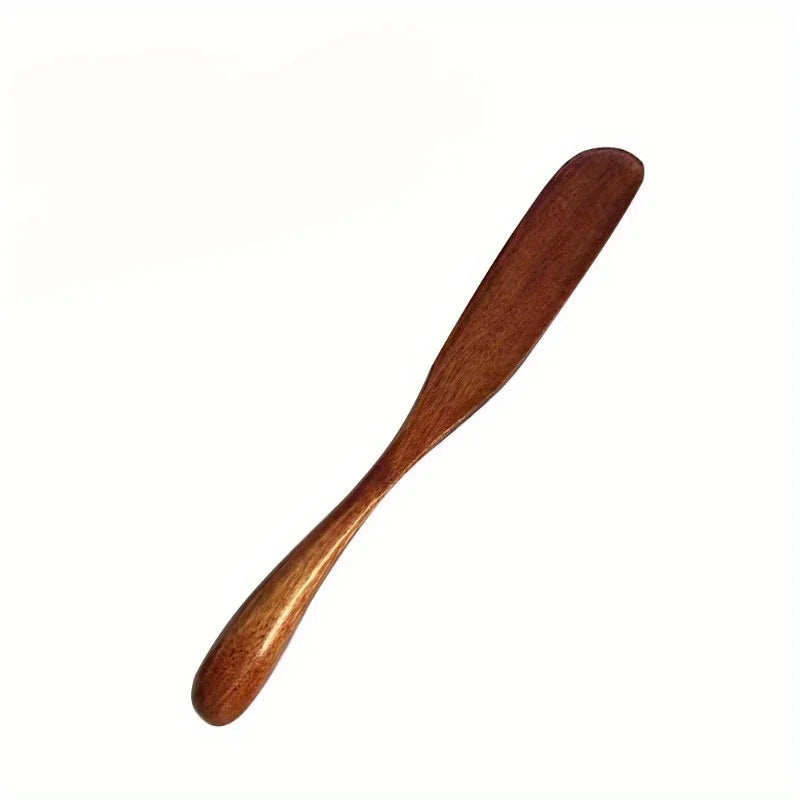 Wooden Cream & Butter Spatula Spreader – Heat-Resistant Kitchen Spreader Knife Babs