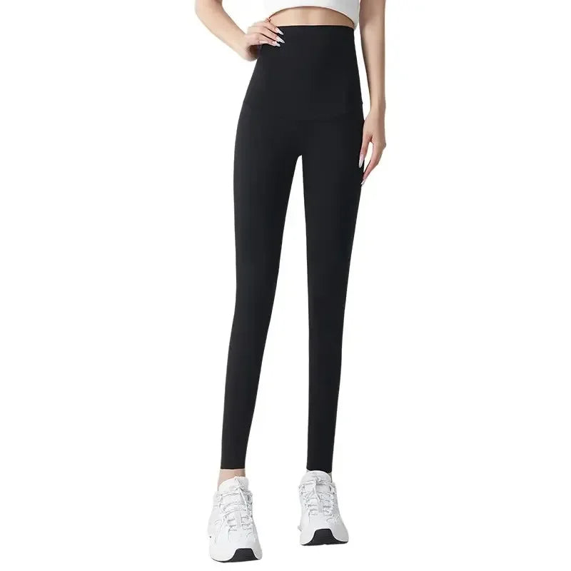 Women's High-Waist Seamless Yoga Leggings – Butt-Lifting Tights Yoga Leggings Babs Black XL