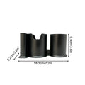 Double Cup & Phone Holder for Kayak, Paddle Board & Boat Kayak Cup Holder Babs Black 1pcs