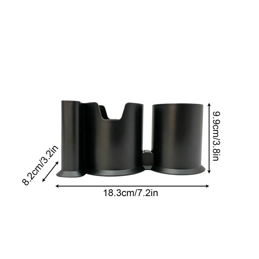 Double Cup & Phone Holder for Kayak, Paddle Board & Boat Kayak Cup Holder Babs Black 1pcs