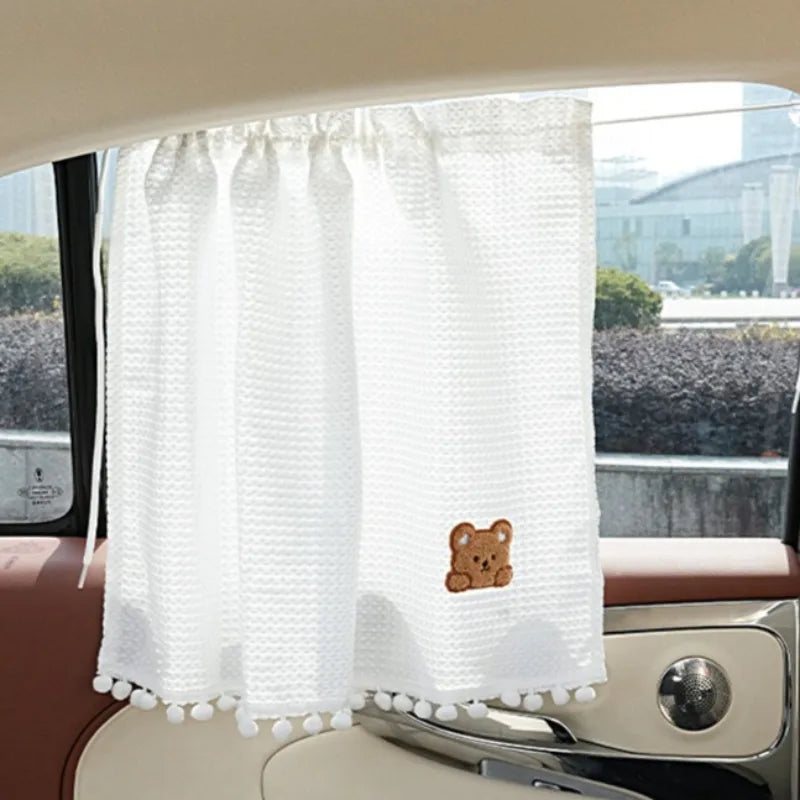 Car Side Window Sunshade Curtain – Suction Cup, Heat Insulation Car Window Sunshade Babs